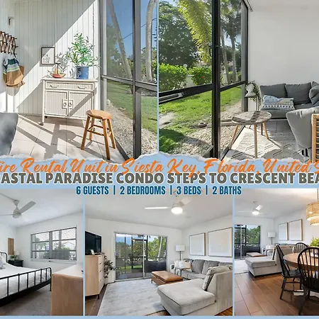 Coastal Paradise Condo Steps To Crescent Beach
